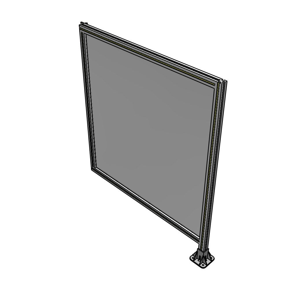 A2-1400-1200-0150-HYPFK GUARDING PANEL 1400MM TALL X 1200MM WIDE 1/4'' POLYCARBONATE