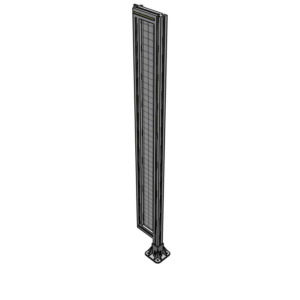 A2-1700-0200-0150-HYMFA GUARDING PANEL 1700MM TALL X 200MM WIDE 1'' MESH