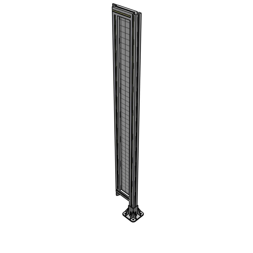 A2-1700-0200-0150-TYMFA GUARDING PANEL 1700MM TALL X 200MM WIDE 1'' MESH