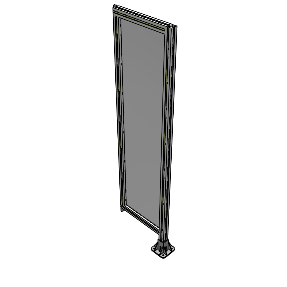 A2-1700-0450-0150-TYPFA GUARDING PANEL 1700MM TALL X 450MM WIDE 1/4'' POLYCARBONATE
