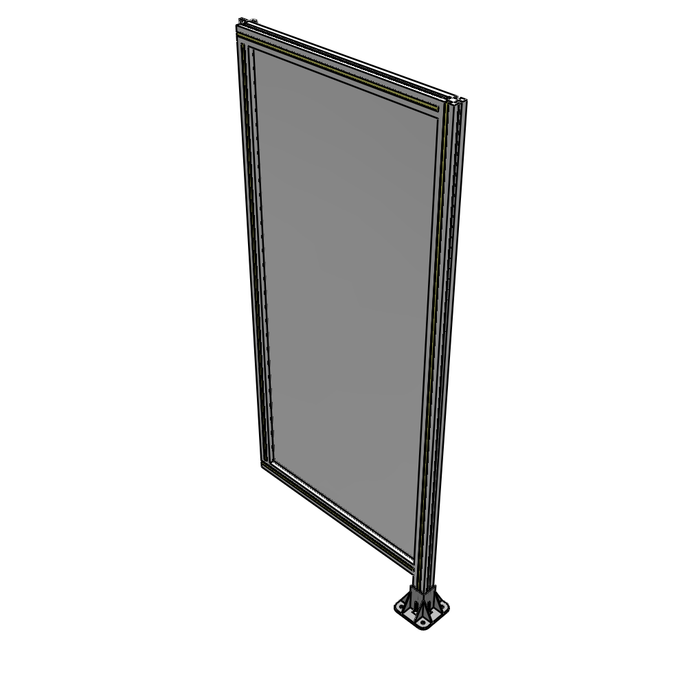 A2-1700-0750-0150-HYPFK GUARDING PANEL 1700MM TALL X 750MM WIDE 1/4'' POLYCARBONATE