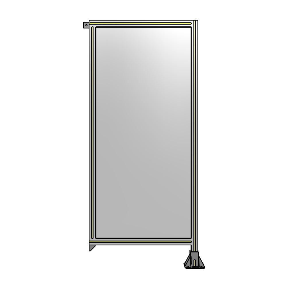 A2-1700-0750-0150-TYPFK GUARDING PANEL 1700MM TALL X 750MM WIDE 1/4'' POLYCARBONATE