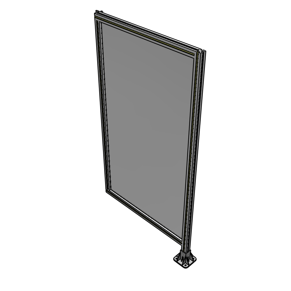 A2-1700-0900-0150-HYPFK GUARDING PANEL 1700MM TALL X 900MM WIDE 1/4'' POLYCARBONATE