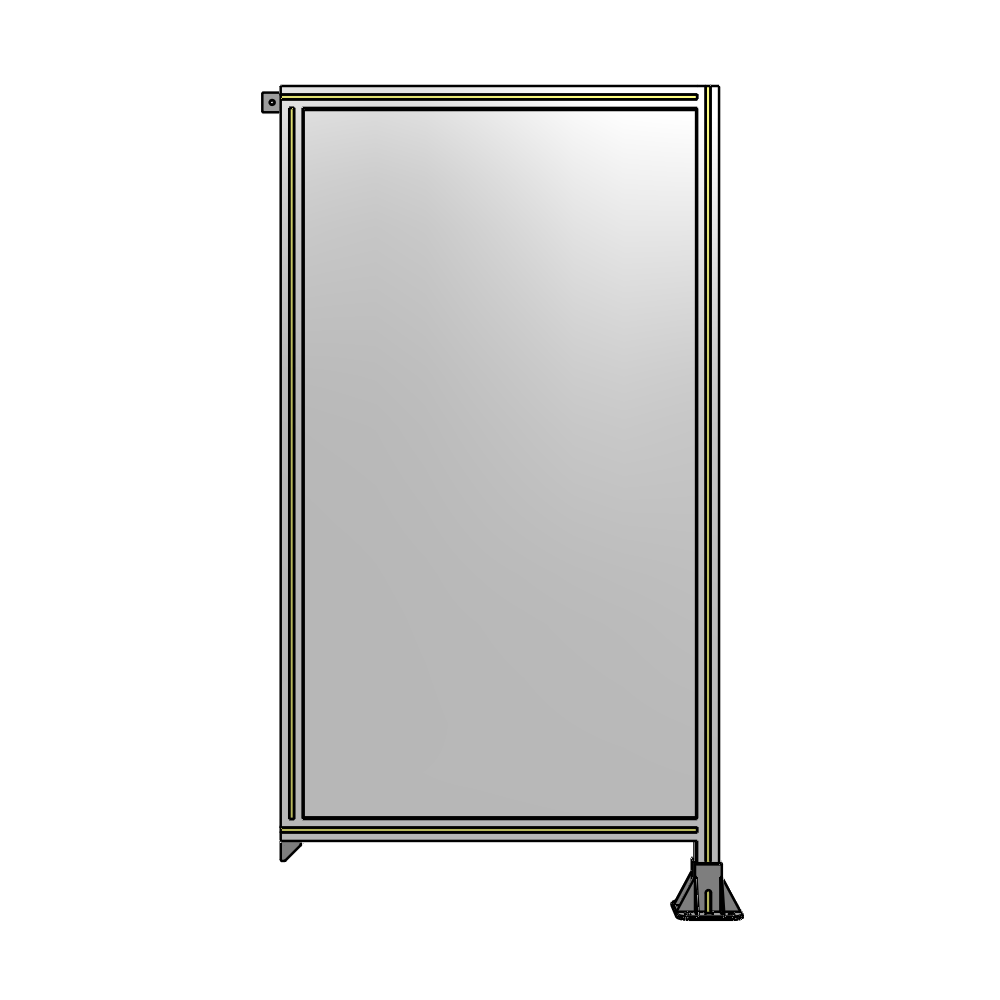 A2-1700-0900-0150-TYPFA GUARDING PANEL 1700MM TALL X 900MM WIDE 1/4'' POLYCARBONATE
