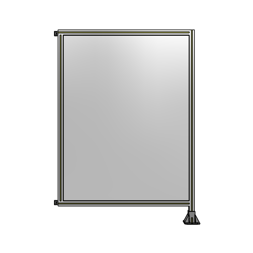 A2-1700-1200-0150-HYPFK GUARDING PANEL 1700MM TALL X 1200MM WIDE 1/4'' POLYCARBONATE