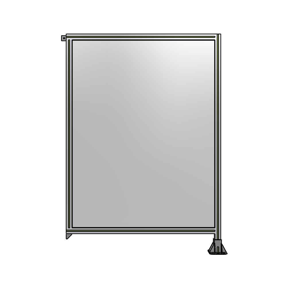 A2-1700-1200-0150-TYPFK GUARDING PANEL 1700MM TALL X 1200MM WIDE 1/4'' POLYCARBONATE