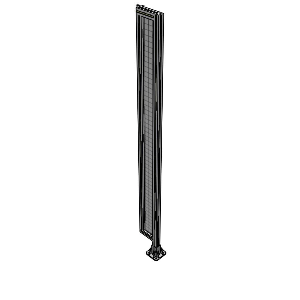 A2-2135-0200-0150-HYMFA GUARDING PANEL 2135MM TALL X 200MM WIDE 1'' MESH