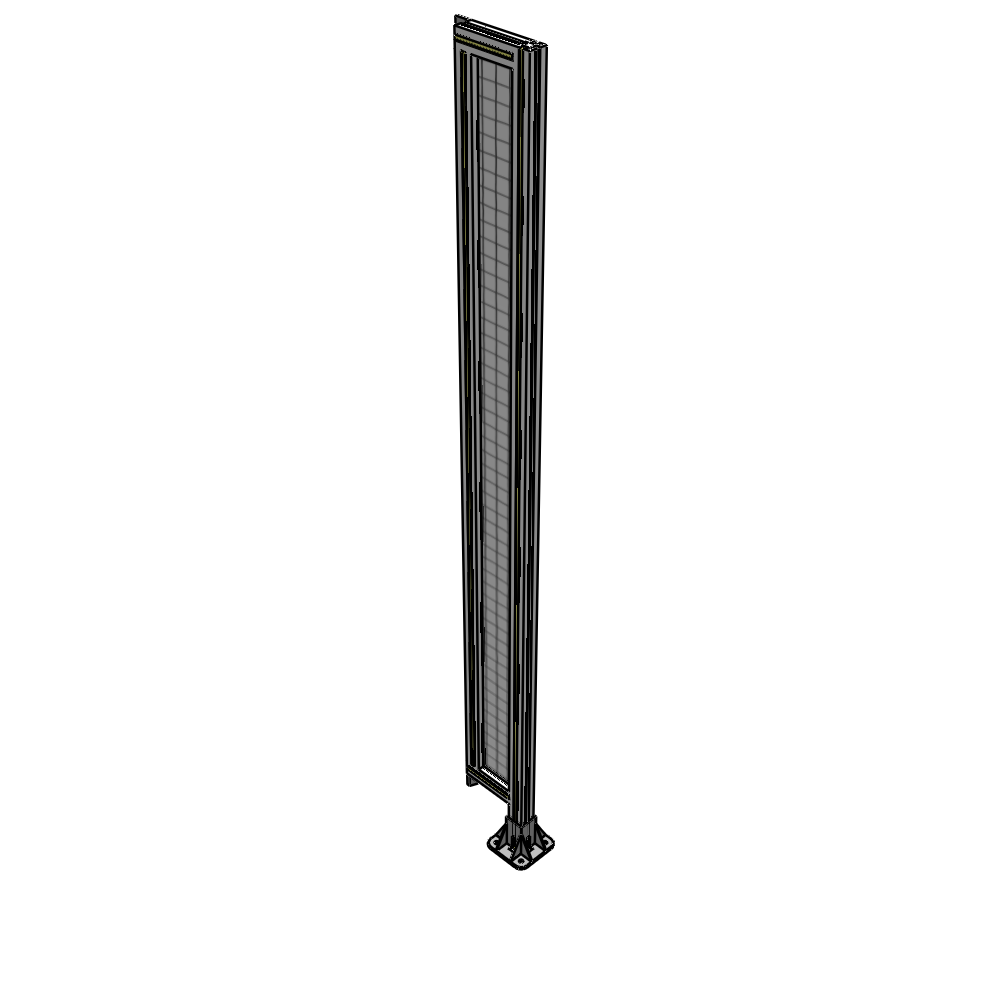 A2-2135-0200-0150-TYMFA GUARDING PANEL 2135MM TALL X 200MM WIDE 1'' MESH