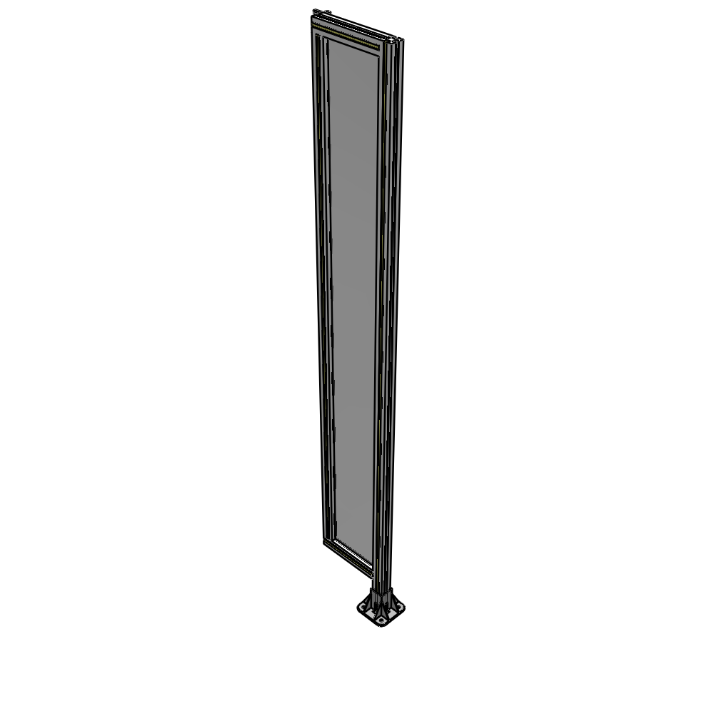 A2-2135-0300-0150-HYPFA GUARDING PANEL 2135MM TALL X 300MM WIDE 1/4'' POLYCARBONATE