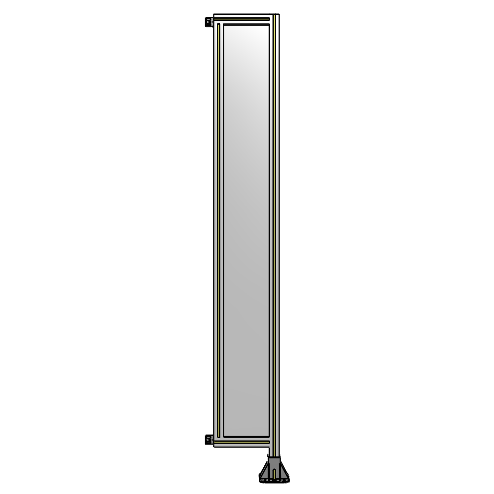 A2-2135-0300-0150-HYPFK GUARDING PANEL 2135MM TALL X 300MM WIDE 1/4'' POLYCARBONATE
