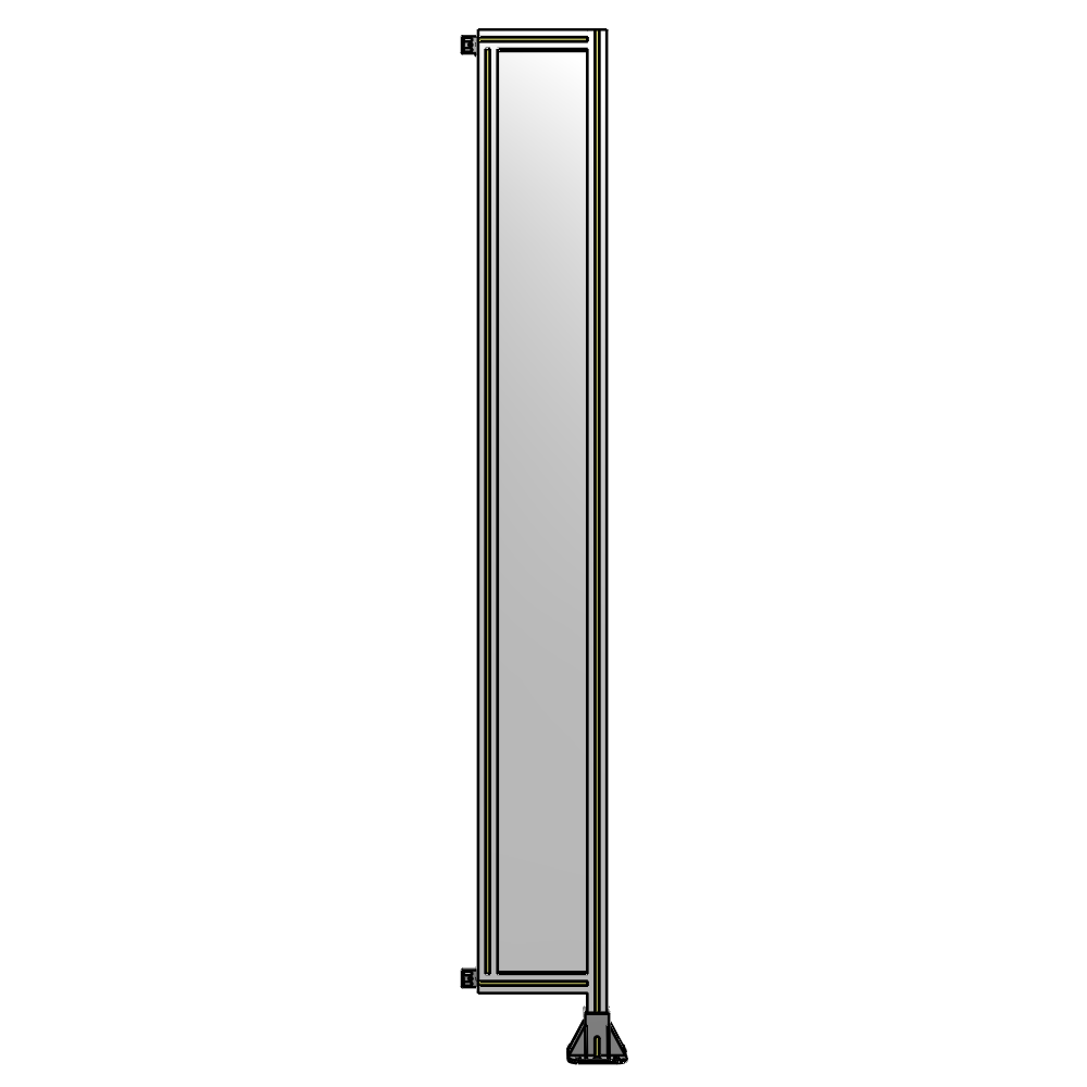 A2-2400-0300-0150-HYPFK GUARDING PANEL 2400MM TALL X 300MM WIDE 1/4'' POLYCARBONATE