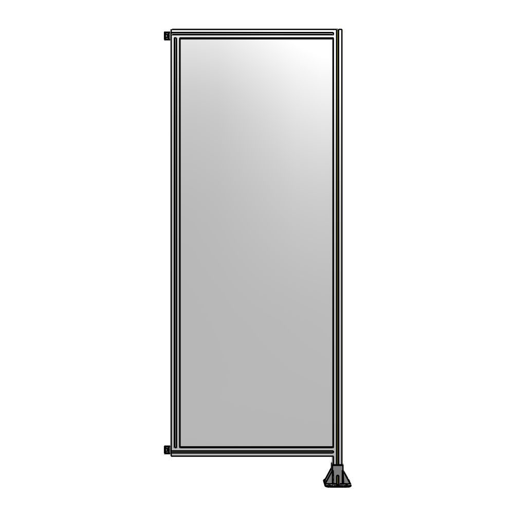A2-2400-0900-0150-HYPFK GUARDING PANEL 2400MM TALL X 900MM WIDE 1/4'' POLYCARBONATE