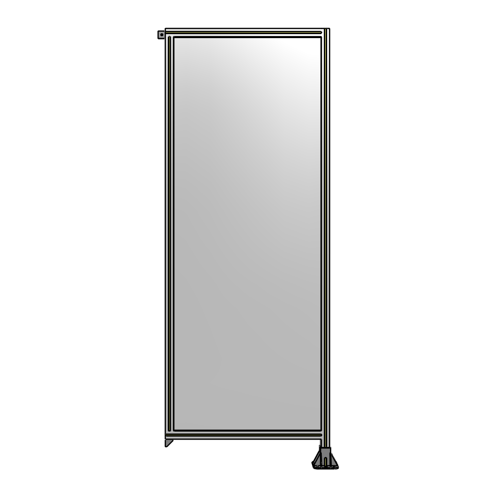 A2-2400-0900-0150-TYPFK GUARDING PANEL 2400MM TALL X 900MM WIDE 1/4'' POLYCARBONATE