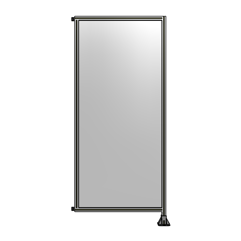 A2-2400-1050-0150-HYPFK GUARDING PANEL 2400MM TALL X 1050MM WIDE 1/4'' POLYCARBONATE