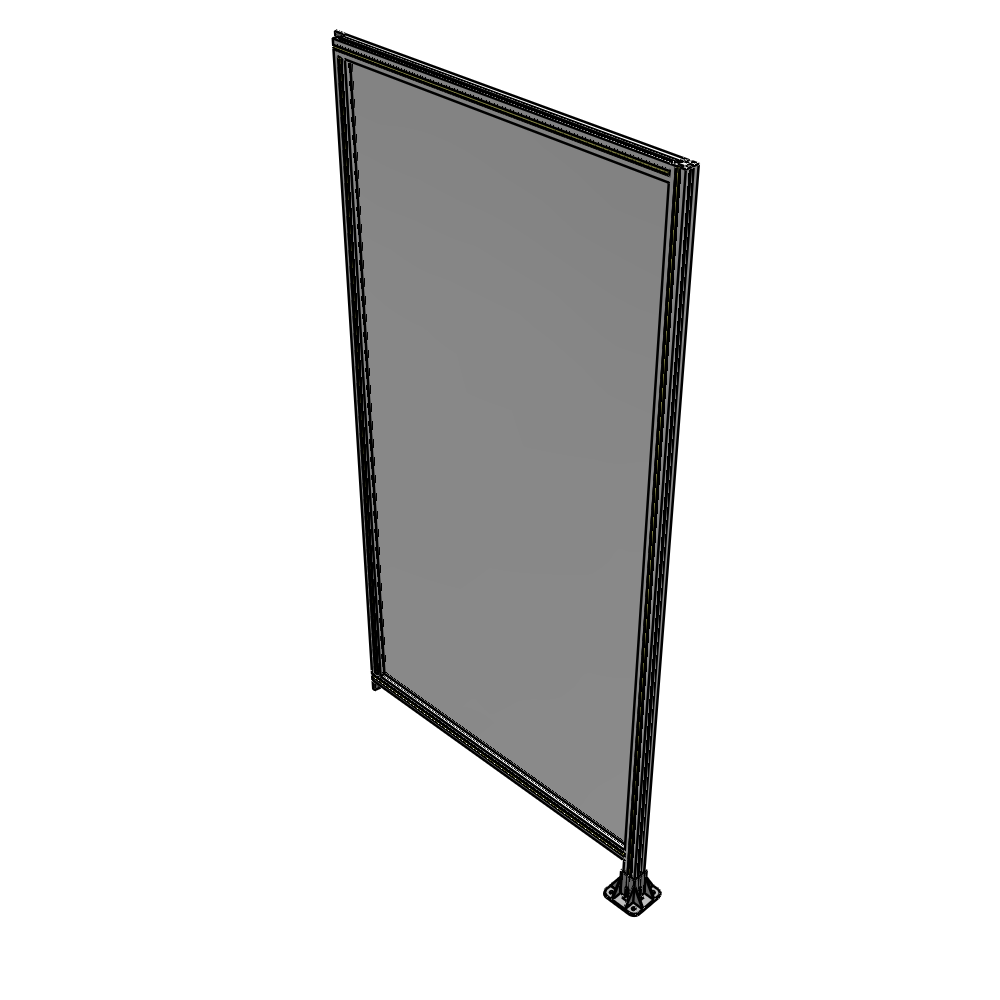 A2-2400-1200-0150-TYPFA GUARDING PANEL 2400MM TALL X 1200MM WIDE 1/4'' POLYCARBONATE