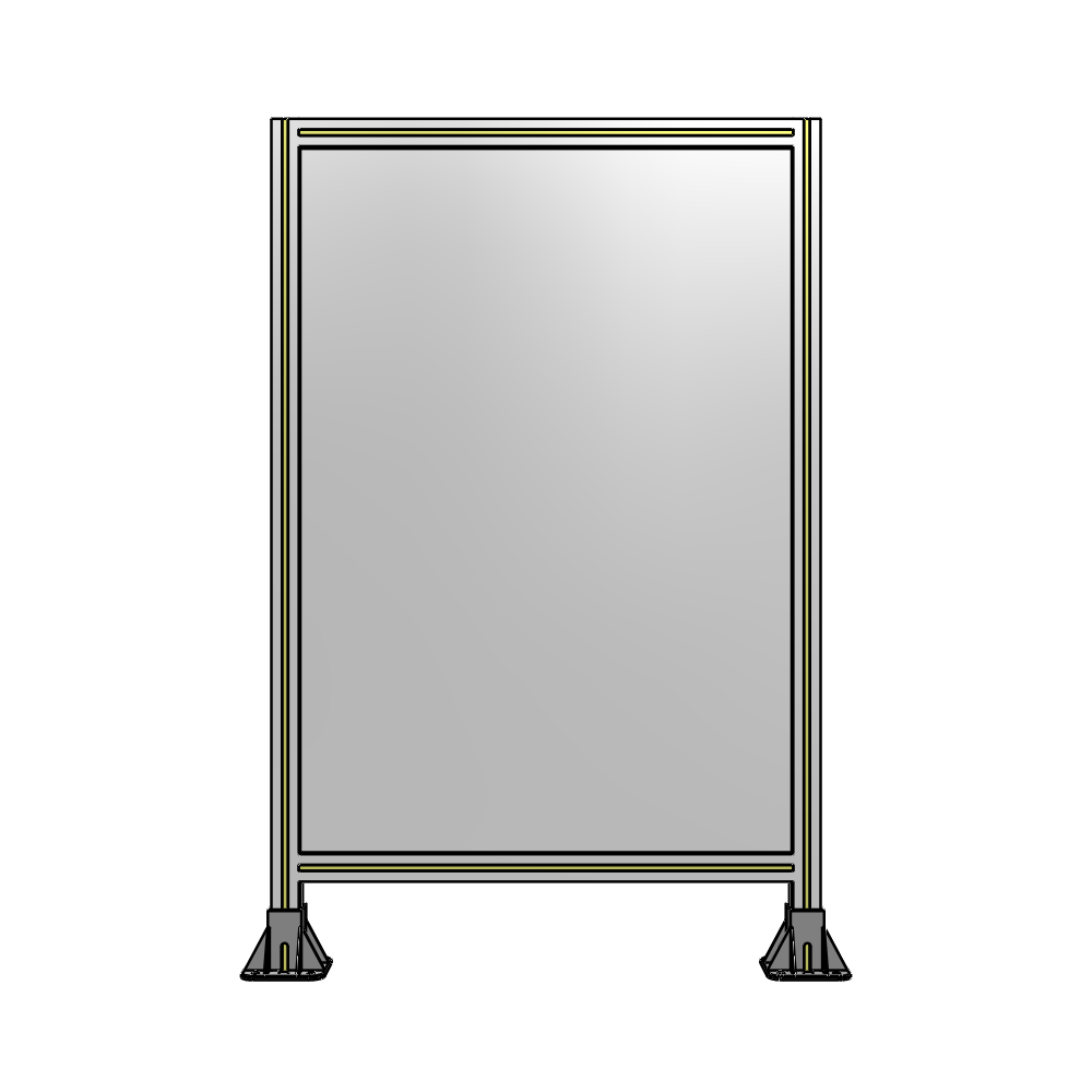 A3-1400-0900-0150-ZYPFK GUARDING PANEL 1400MM TALL X 900MM WIDE 1/4'' POLYCARBONATE