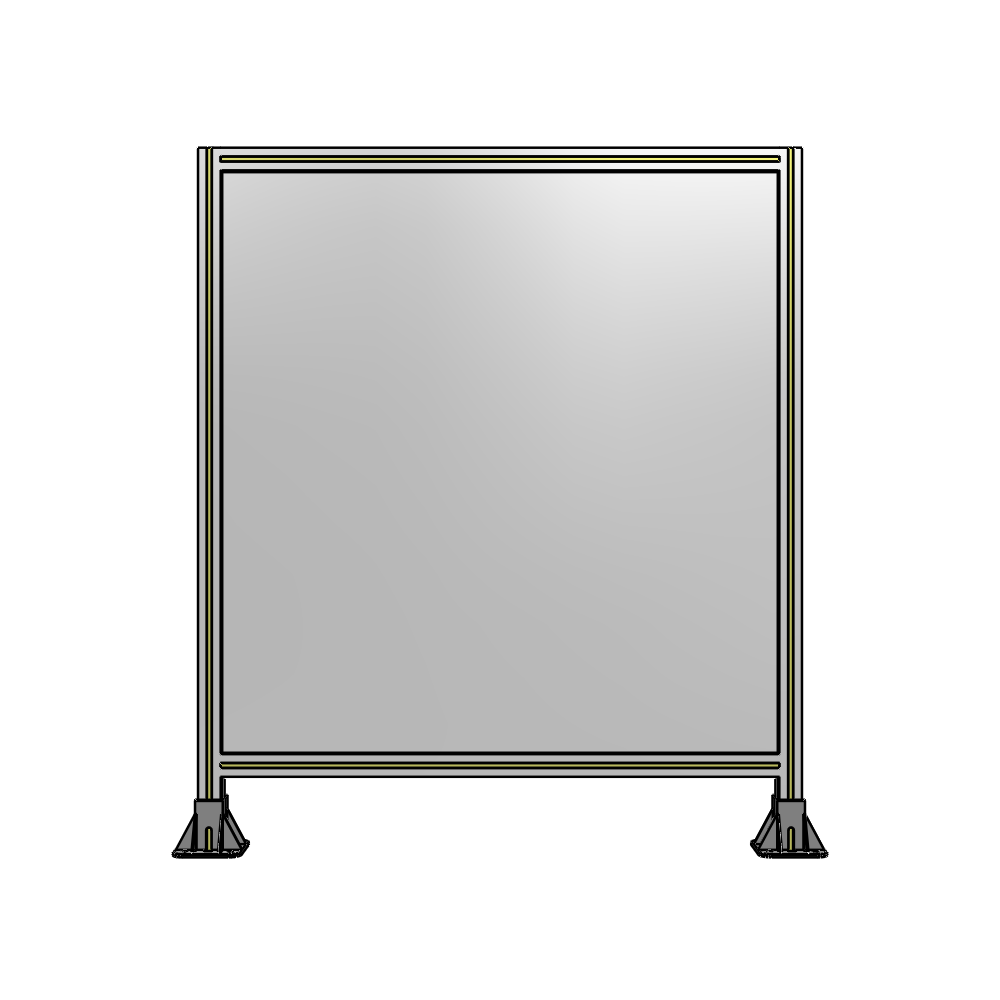 A3-1400-1200-0150-ZYPFA GUARDING PANEL 1400MM TALL X 1200MM WIDE 1/4'' POLYCARBONATE