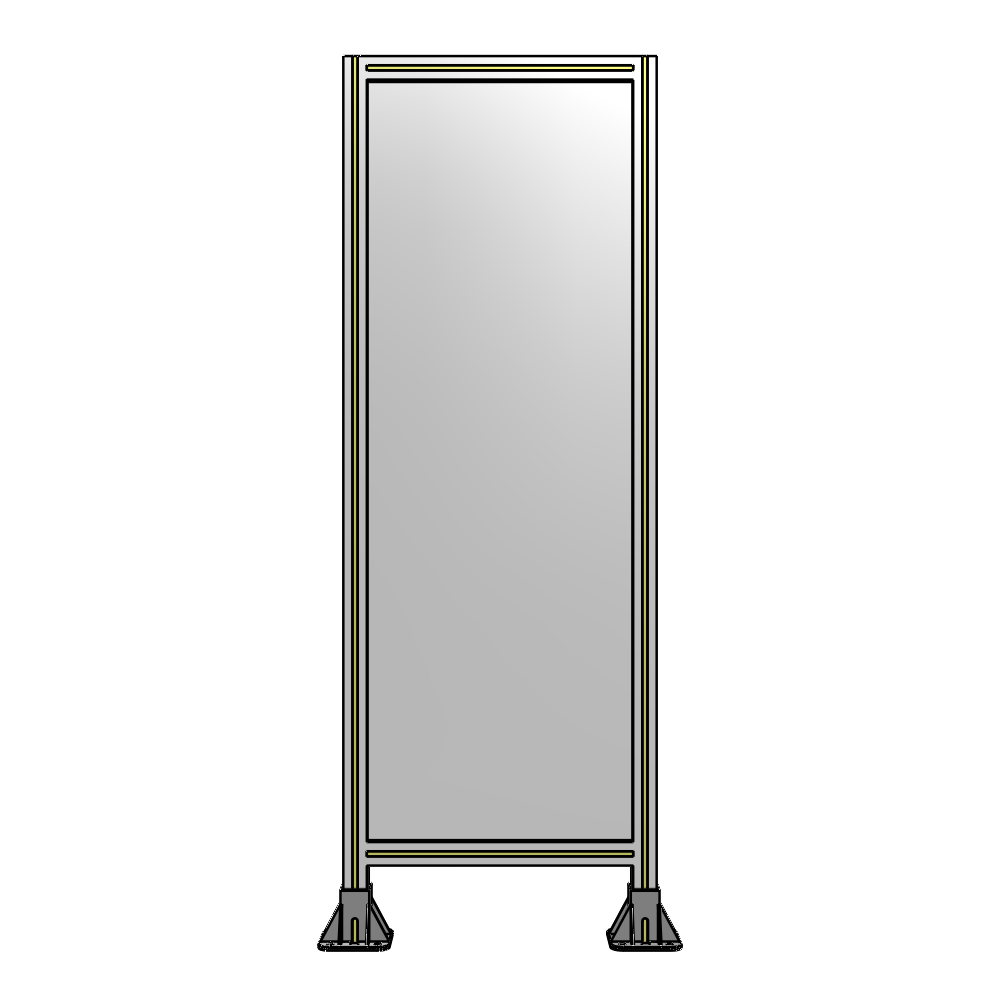A3-1700-0600-0150-ZYPFK GUARDING PANEL 1700MM TALL X 600MM WIDE 1/4'' POLYCARBONATE
