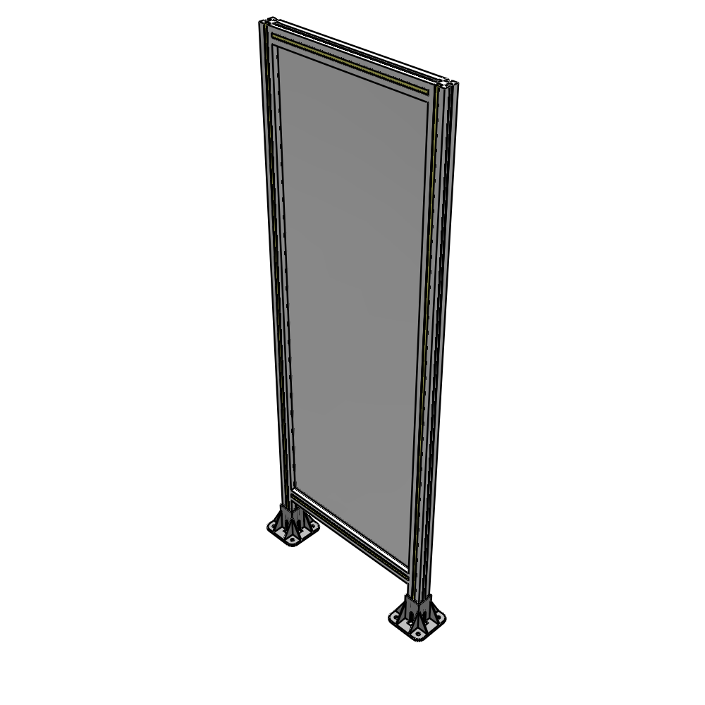 A3-1700-0600-0150-ZYPFK GUARDING PANEL 1700MM TALL X 600MM WIDE 1/4'' POLYCARBONATE