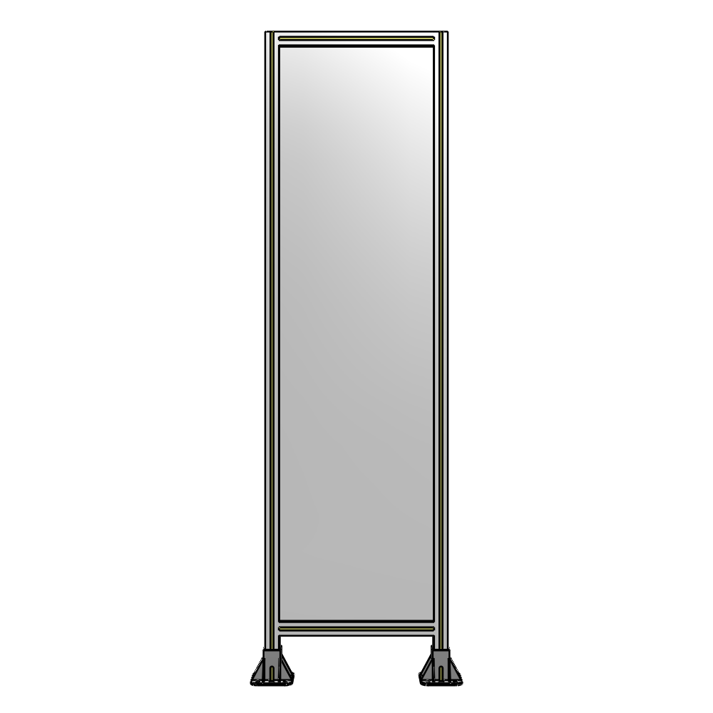 A3-2135-0600-0150-ZYPFA GUARDING PANEL 2135MM TALL X 600MM WIDE 1/4'' POLYCARBONATE