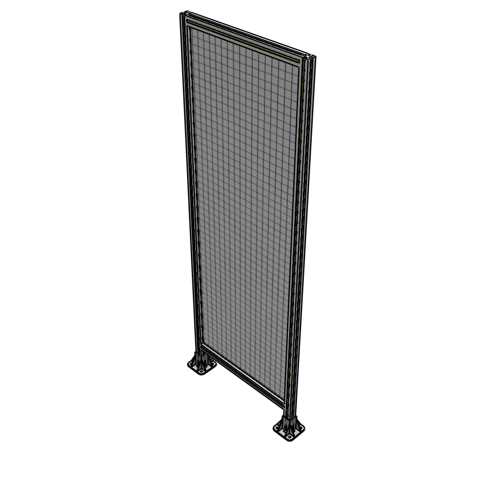 A3-2135-0750-0150-ZYMFA GUARDING PANEL 2135MM TALL X 750MM WIDE 1'' MESH