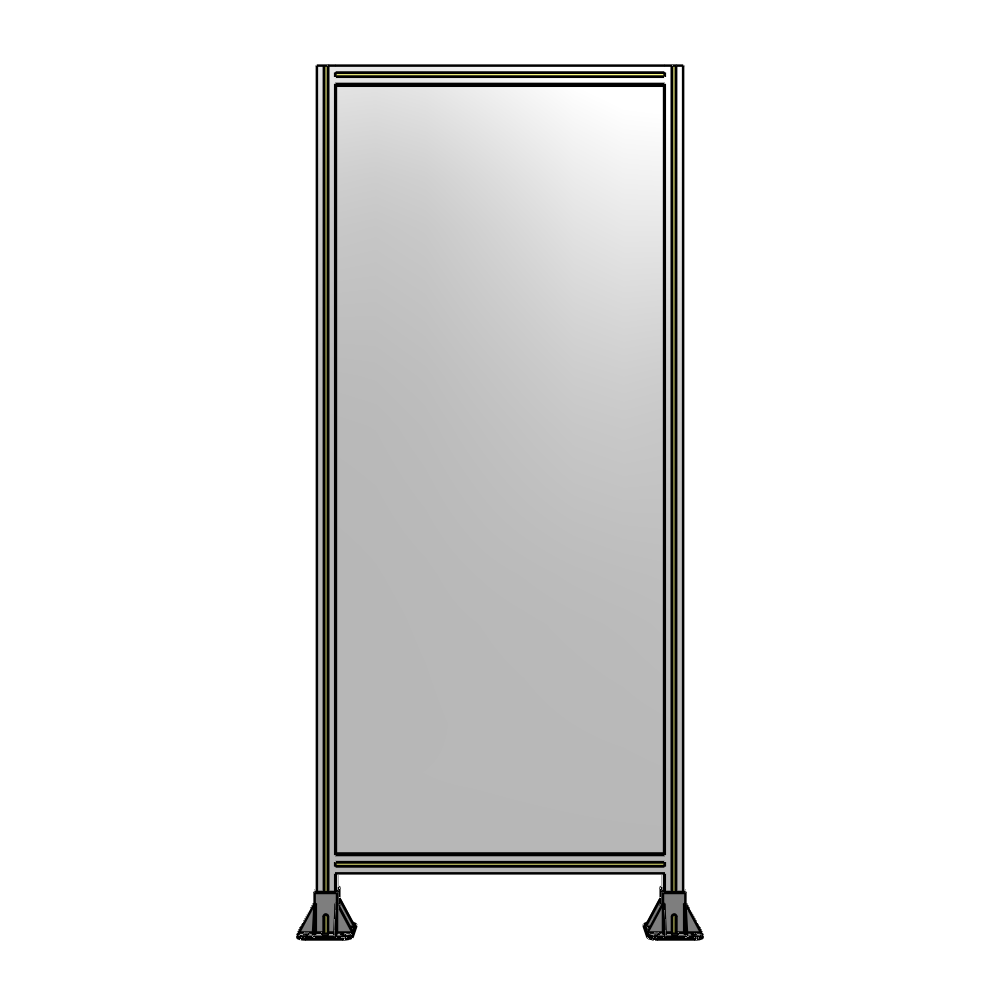 A3-2135-0900-0150-ZYPFA GUARDING PANEL 2135MM TALL X 900MM WIDE 1/4'' POLYCARBONATE