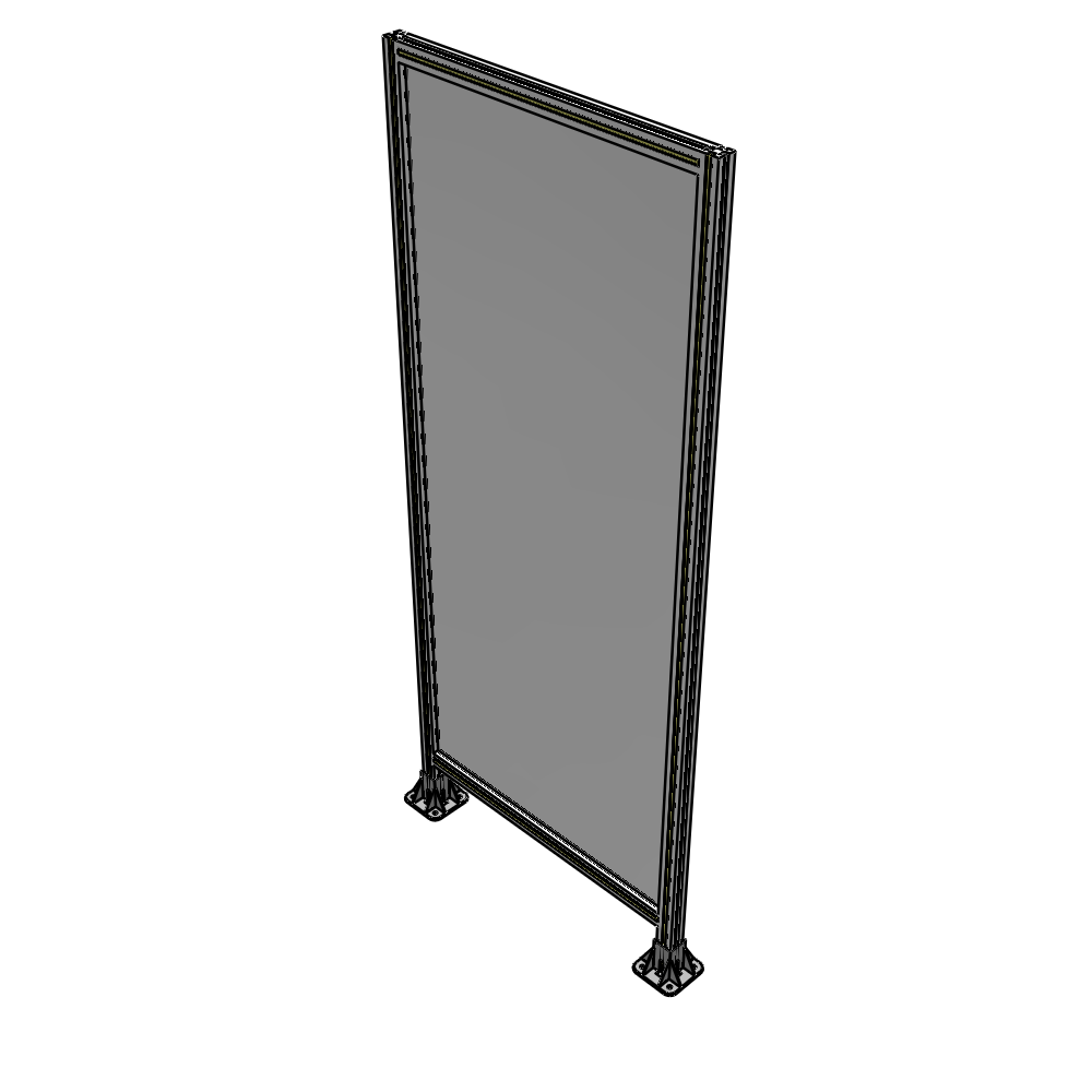 A3-2135-0900-0150-ZYPFA GUARDING PANEL 2135MM TALL X 900MM WIDE 1/4'' POLYCARBONATE