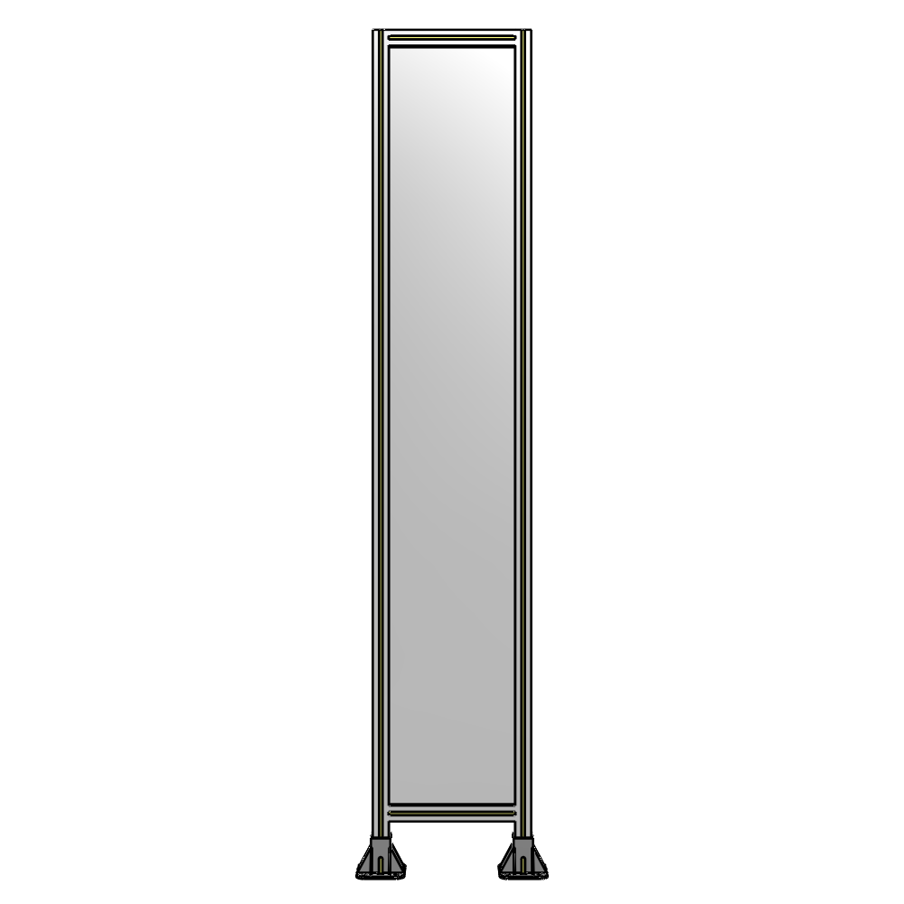 A3-2400-0450-0150-ZYPFK GUARDING PANEL 2400MM TALL X 450MM WIDE 1/4'' POLYCARBONATE