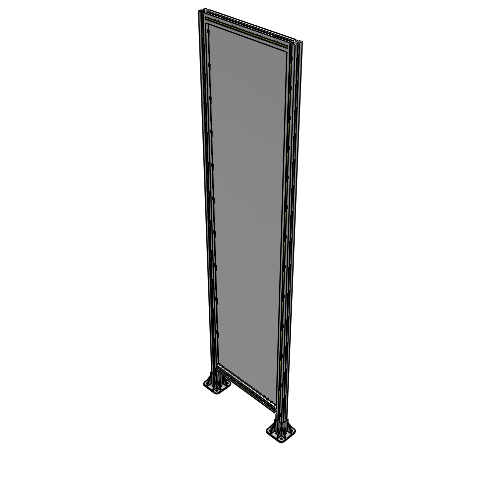 A3-2400-0600-0150-ZYPFA GUARDING PANEL 2400MM TALL X 600MM WIDE 1/4'' POLYCARBONATE