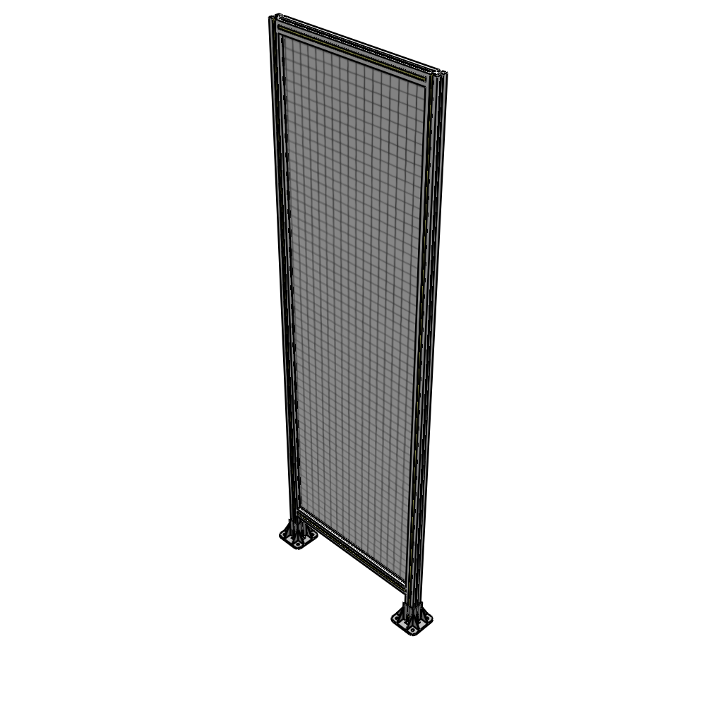 A3-2400-0750-0150-ZYMFA GUARDING PANEL 2400MM TALL X 750MM WIDE 1'' MESH