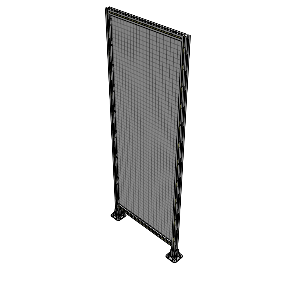 A3-2400-0900-0150-ZYMFK GUARDING PANEL 2400MM TALL X 900MM WIDE 1'' MESH