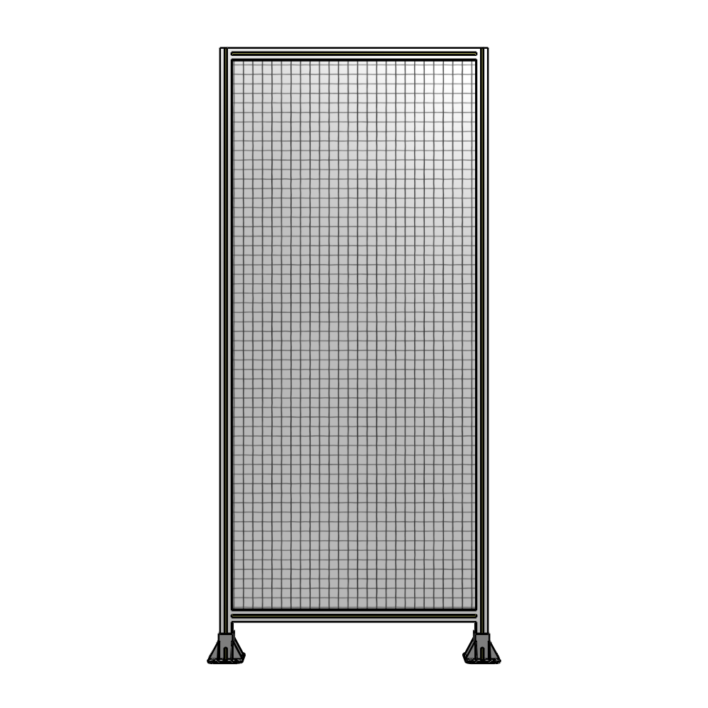 A3-2400-1050-0150-ZYMFA GUARDING PANEL 2400MM TALL X 1050MM WIDE 1'' MESH