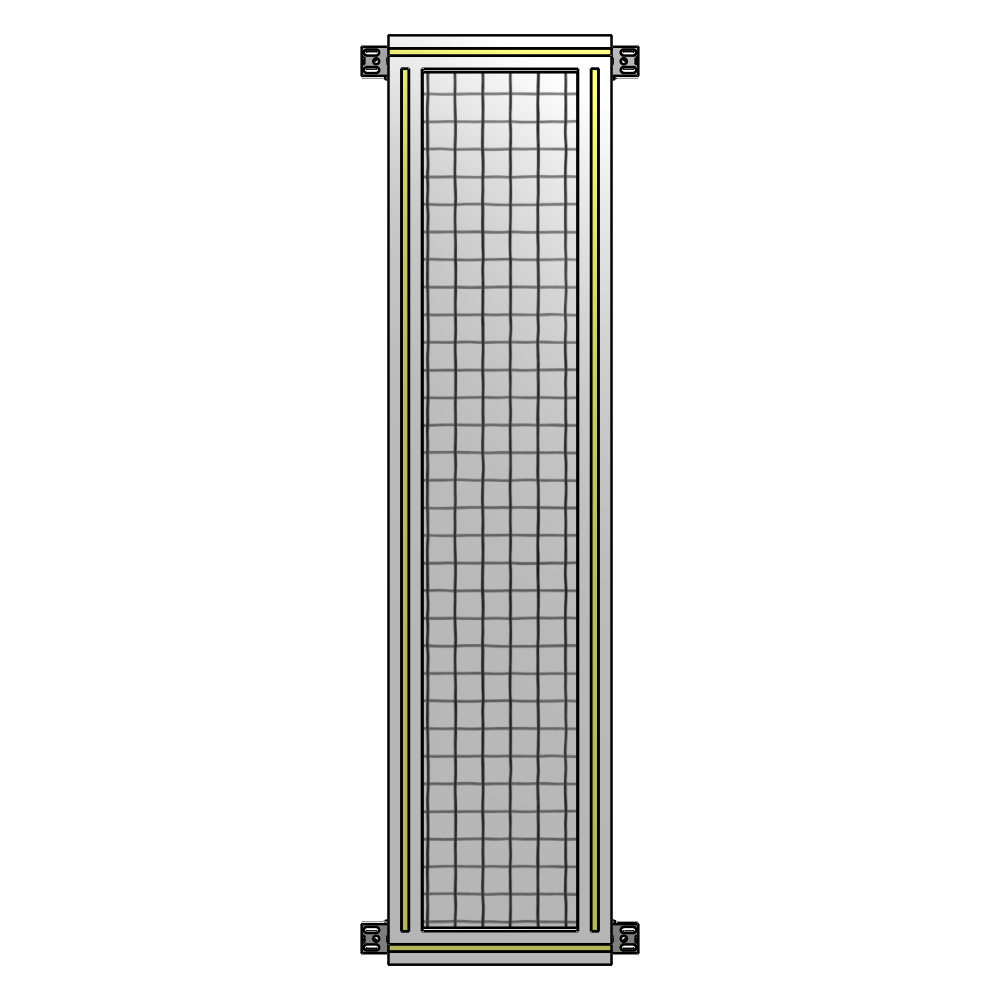 A4-1400-0300-0150-HYMZK GUARDING PANEL 1400MM TALL X 300MM WIDE 1'' MESH