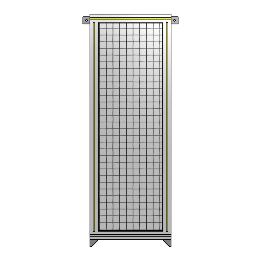 A4-1400-0450-0150-TYMZK GUARDING PANEL 1400MM TALL X 450MM WIDE 1'' MESH