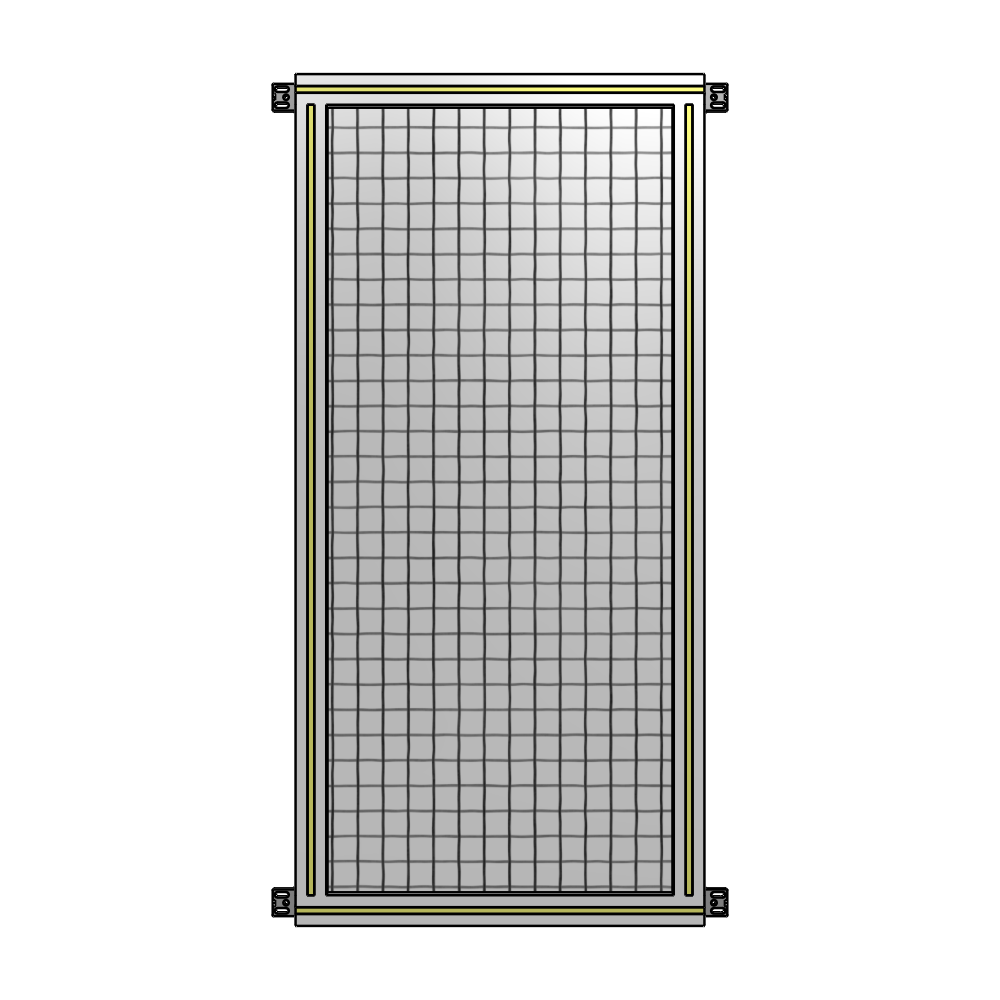 A4-1400-0600-0150-HYMZK GUARDING PANEL 1400MM TALL X 600MM WIDE 1'' MESH