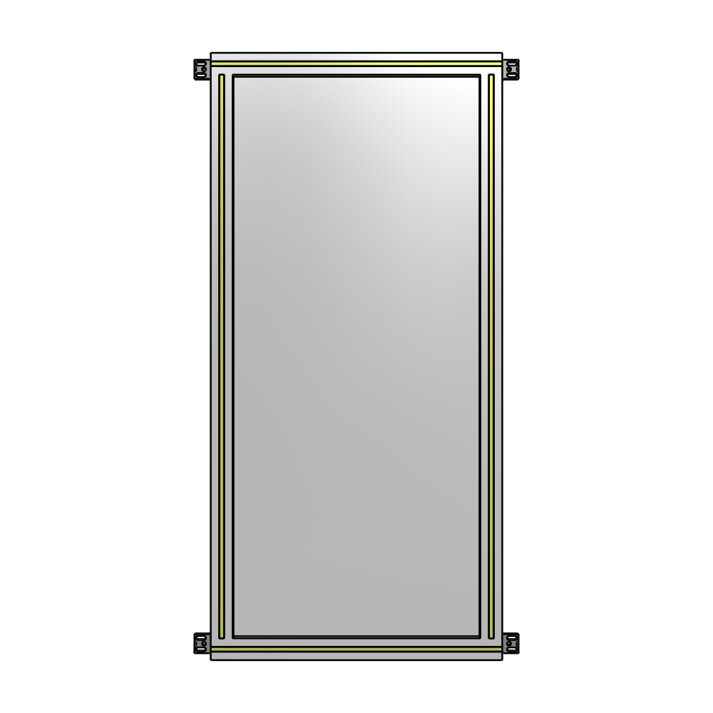 A4-1400-0600-0150-HYPZK GUARDING PANEL 1400MM TALL X 600MM WIDE 1/4'' POLYCARBONATE