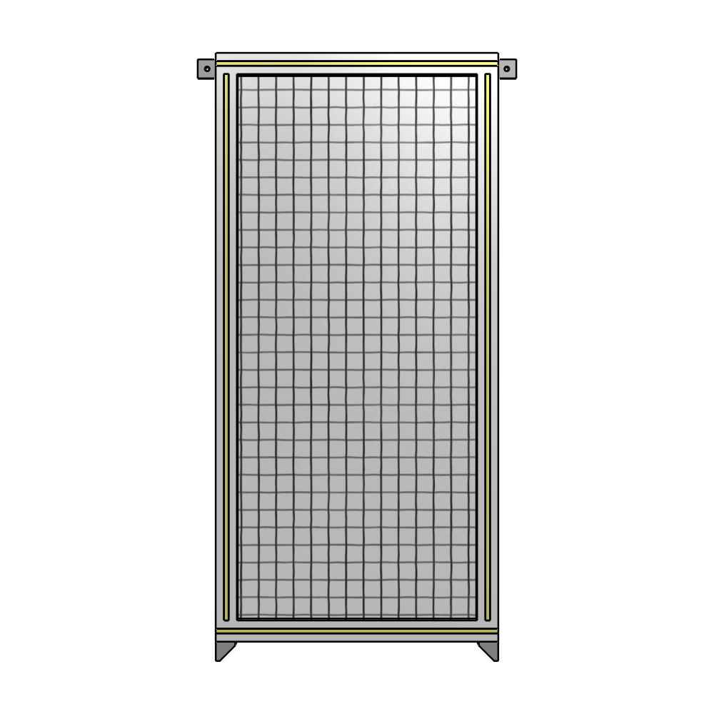 A4-1400-0600-0150-TYMZK GUARDING PANEL 1400MM TALL X 600MM WIDE 1'' MESH