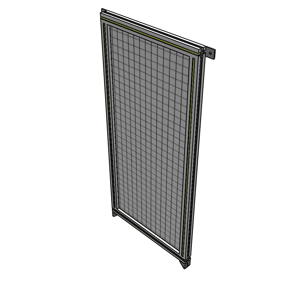 A4-1400-0600-0150-TYMZK GUARDING PANEL 1400MM TALL X 600MM WIDE 1'' MESH