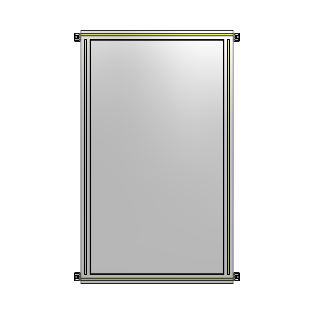 A4-1400-0750-0150-HYPZK GUARDING PANEL 1400MM TALL X 750MM WIDE 1/4'' POLYCARBONATE