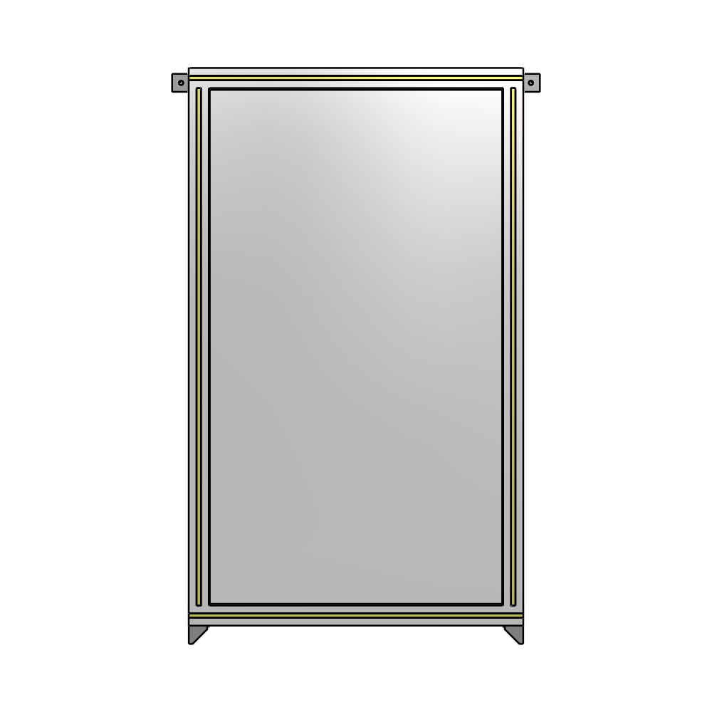 A4-1400-0750-0150-TYPZK GUARDING PANEL 1400MM TALL X 750MM WIDE 1/4'' POLYCARBONATE
