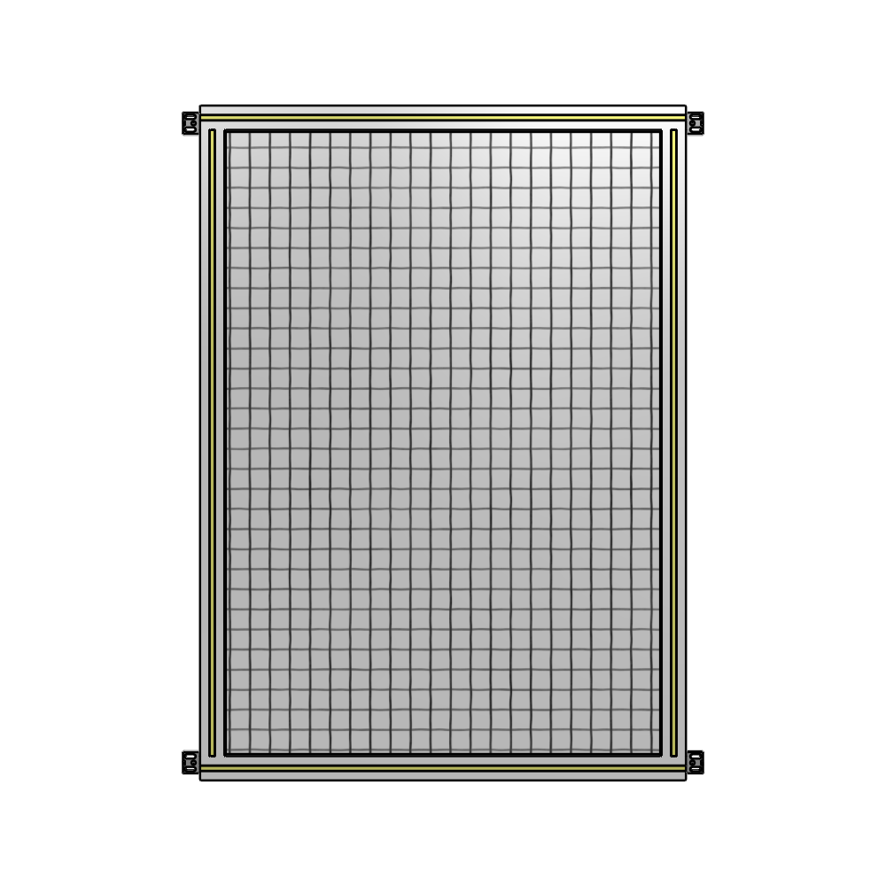 A4-1400-0900-0150-HYMZA GUARDING PANEL 1400MM TALL X 900MM WIDE 1'' MESH