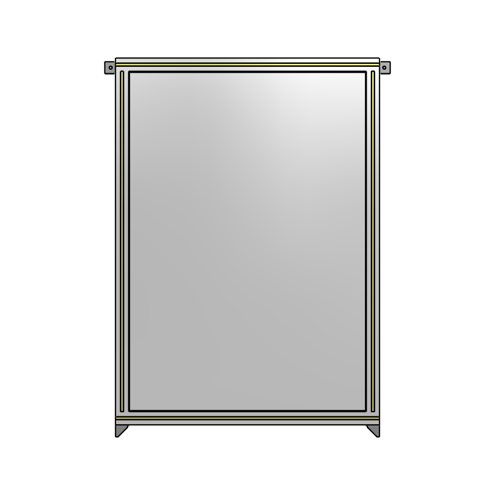 A4-1400-0900-0150-TYPZA GUARDING PANEL 1400MM TALL X 900MM WIDE 1/4'' POLYCARBONATE
