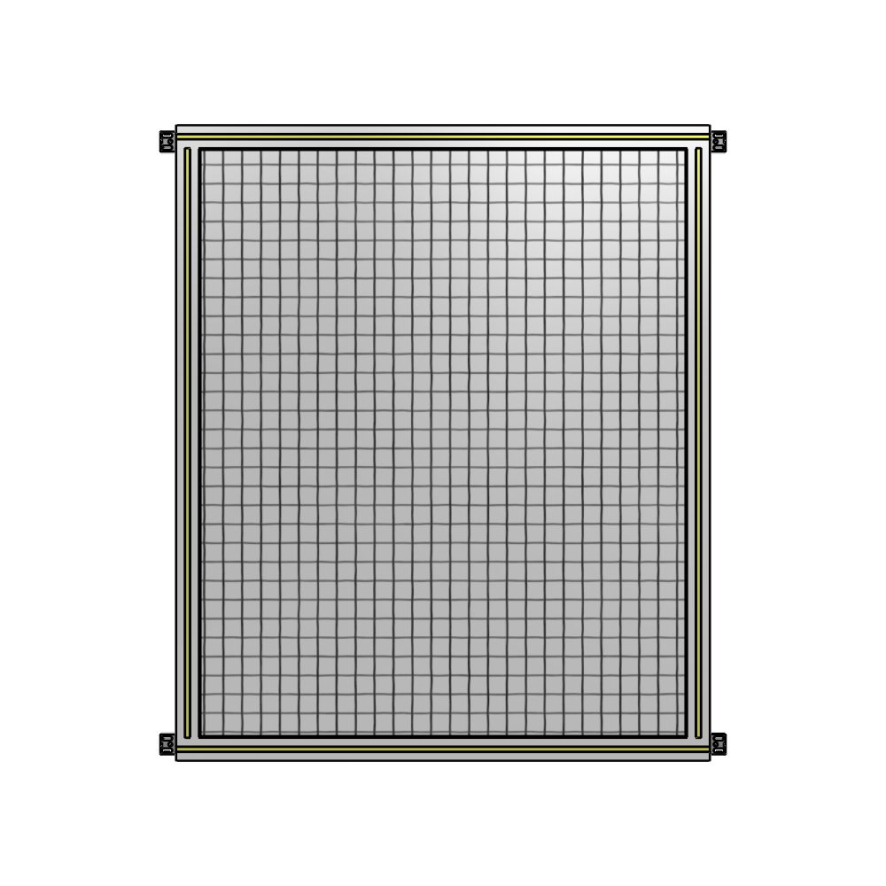 A4-1400-1050-0150-HYMZK GUARDING PANEL 1400MM TALL X 1050MM WIDE 1'' MESH