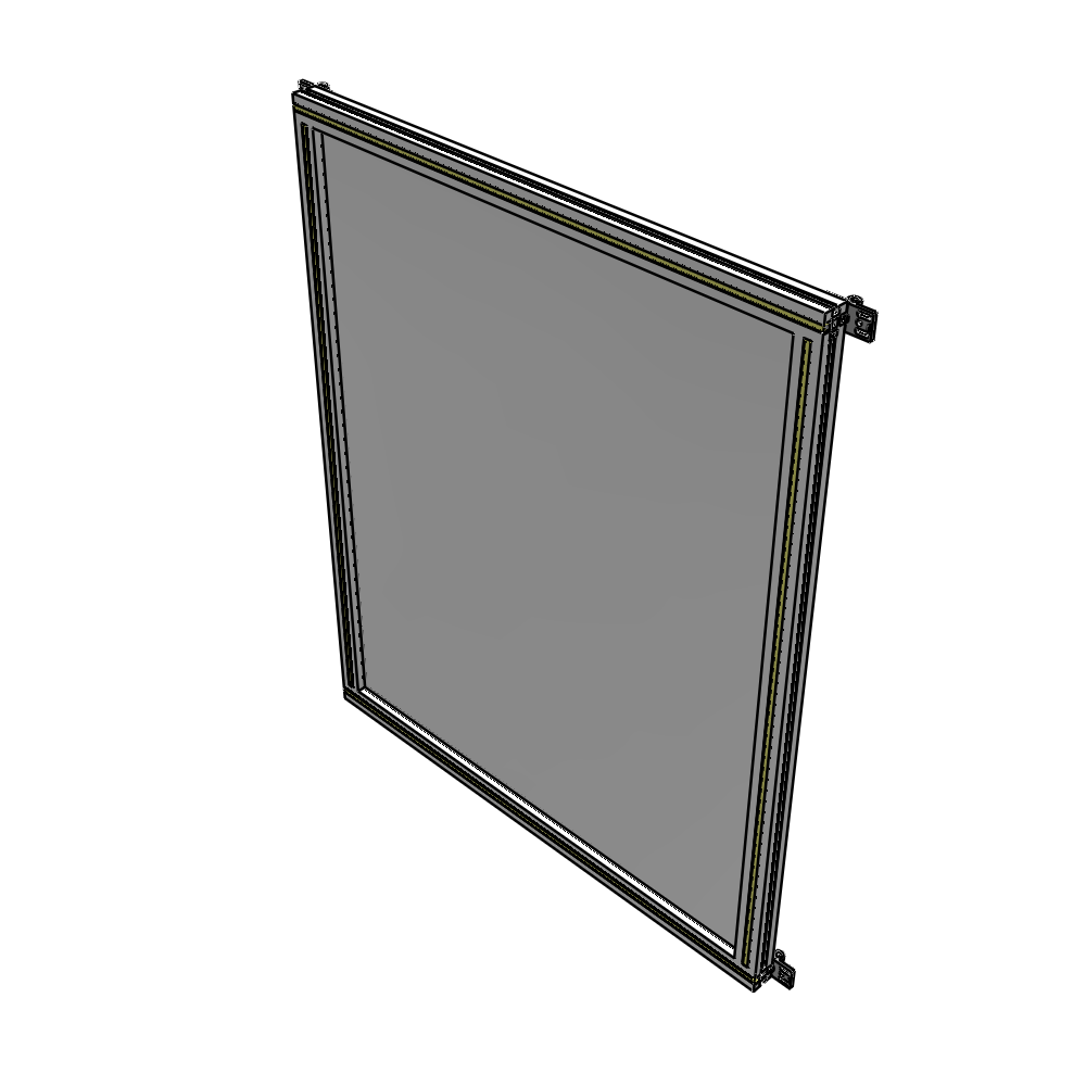 A4-1400-1050-0150-HYPZK GUARDING PANEL 1400MM TALL X 1050MM WIDE 1/4'' POLYCARBONATE
