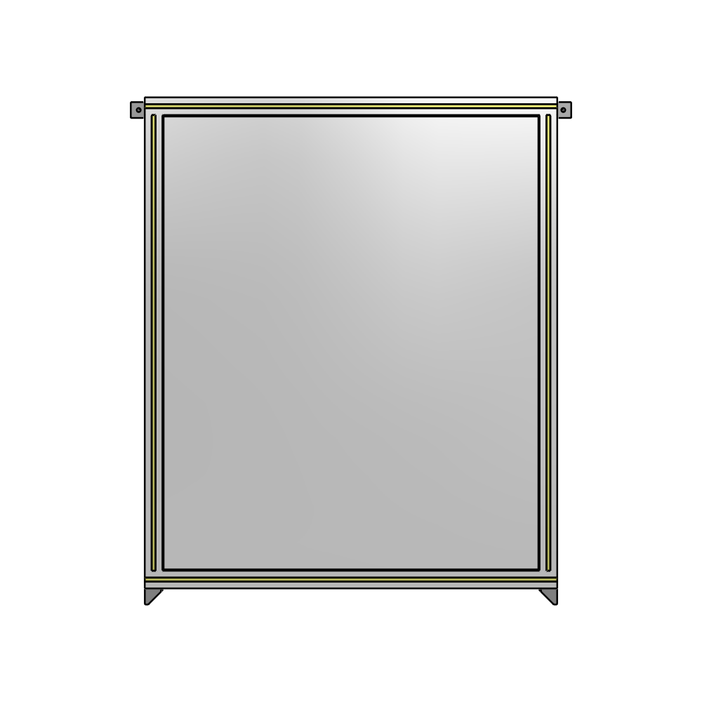 A4-1400-1050-0150-TYPZK GUARDING PANEL 1400MM TALL X 1050MM WIDE 1/4'' POLYCARBONATE