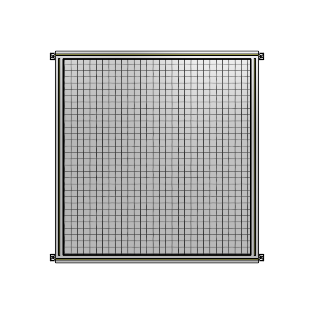 A4-1400-1200-0150-HYMZK GUARDING PANEL 1400MM TALL X 1200MM WIDE 1'' MESH