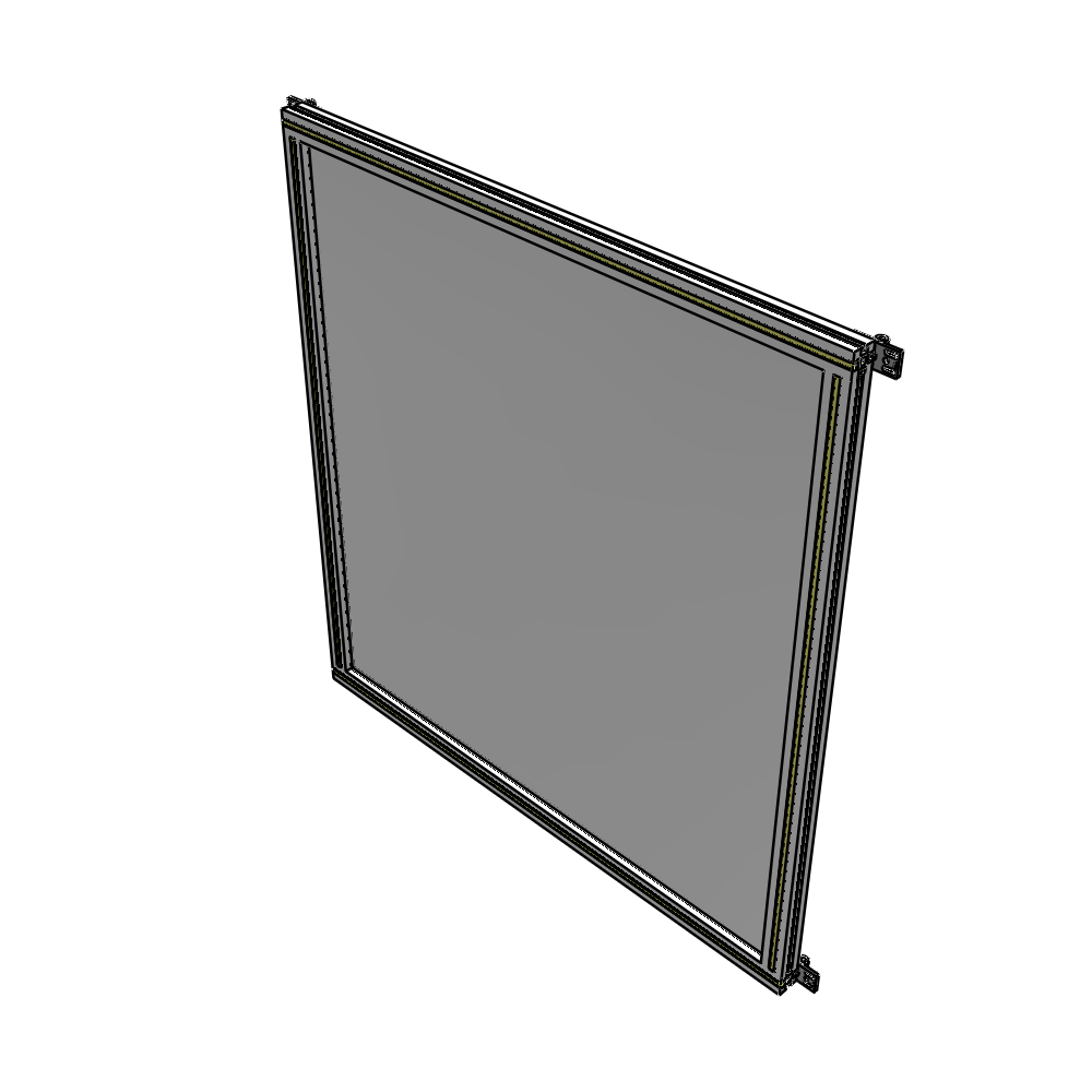 A4-1400-1200-0150-HYPZA GUARDING PANEL 1400MM TALL X 1200MM WIDE 1/4'' POLYCARBONATE