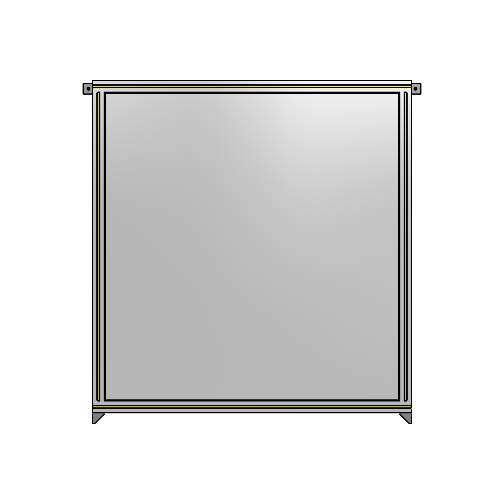 A4-1400-1200-0150-TYPZA GUARDING PANEL 1400MM TALL X 1200MM WIDE 1/4'' POLYCARBONATE