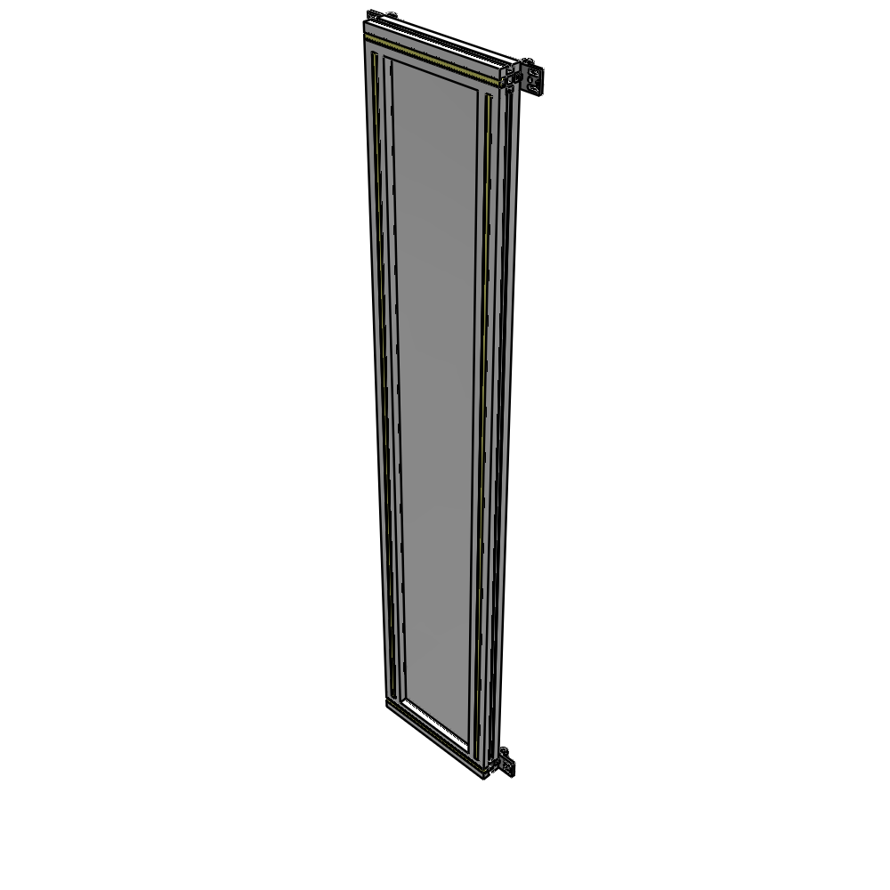 A4-1700-0300-0150-HYPZA GUARDING PANEL 1700MM TALL X 300MM WIDE 1/4'' POLYCARBONATE