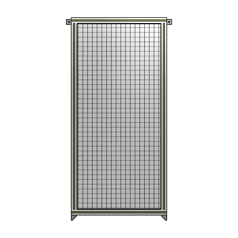 A4-1700-0750-0150-TYMZK GUARDING PANEL 1700MM TALL X 750MM WIDE 1'' MESH